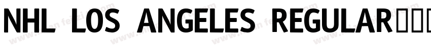NHL Los Angeles Regular字体转换